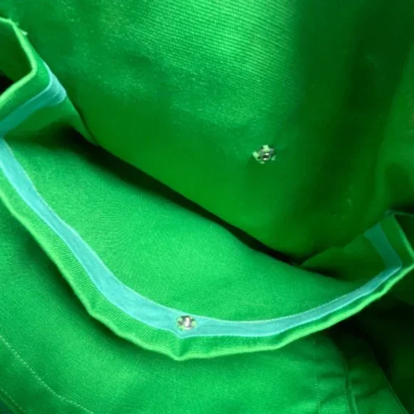 Vintage Rare Design Nature Handmade Needle Point Purse, Cream Green - Picture 10 of 10